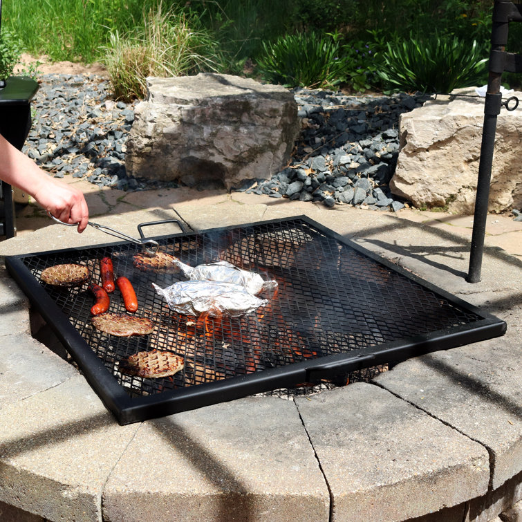 Arlmont Co. Edith X Marks Square Fire Pit Cooking Grate